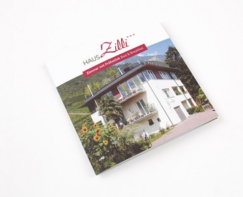Klappkarte Haus Zilli